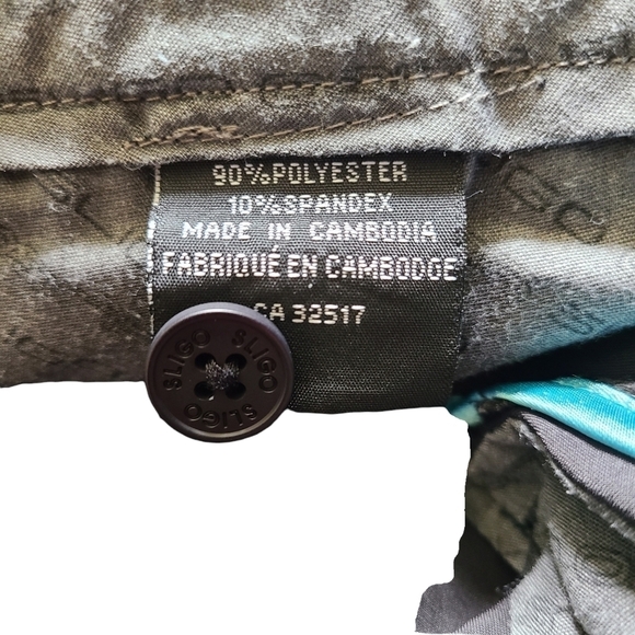 Sligo black straight leg  zip-up front mens golf sport pants - Picture 6 of 11